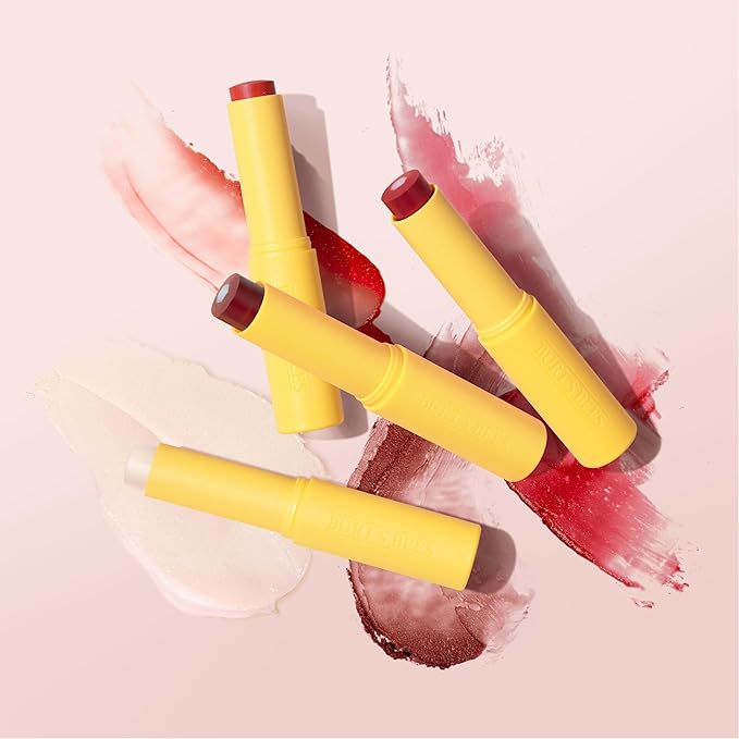 Burt’s Bees Tinted Boosted Balm, Misty Mauve, Hydrating Tinted Lip Balm with Vitamin C, E, and F Core, 24 Hour Lip Moisturizer with Responsibly Sourced Beeswax, 100% Natural Origin, 1 Count, 0.16oz