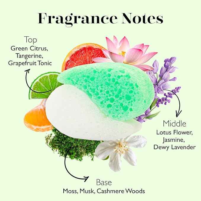 Spongellé Essentials Green Tea Bliss Mani/Pedi Buffer | Exfoliating Foot & Nail Scrub | Cleanse, Exfoliate, and Nourish in one easy step | Cruelty-Free, Vegan, Dermatologist-Tested, Made in USA