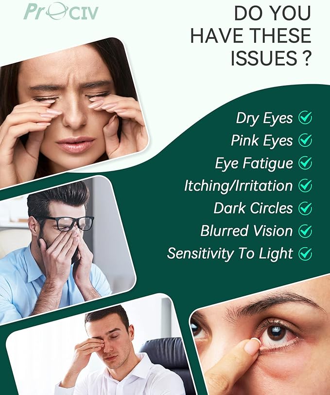 30PCS Steam Eye Masks for Dry Eyes & Fatigue Relief, Self-Heating Eye Mask for Puffiness & Dark Circles, Moist Heat Compress, Travel-Friendly, No Microwave Needed, Spa Relaxation for Women, Unscented