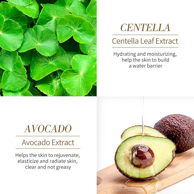 Avocado Eye Mask 60 Pcs, Under Eye Patches for Dark Circles and Puffiness, Moisturizing Nourishing Eye Treatment Mask, Moisturizing and improving eye skin dryness