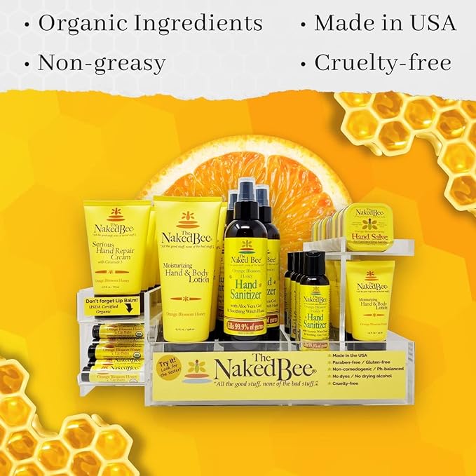 The Naked Bee Nourishing Body Lotion for All Skin Types (6.7oz) - Moisture Replenishing Lotion for Dry Skin with Nag Champa Sandalwood & Indian Massala