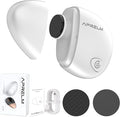 AprElm Portable Electric Hand & Foot Callus Remover with 2 Glass Grinding Heads, Rechargeable 800RPM Mini Electric Hand & Foot File for Travel Outdoors Climbers Gym Athletes (E9 Pearl White)