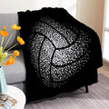 Volleyball Blanket Gift for Men, Women, Volley Ball Sport Throw Lightweight Super Soft Cozy Blanket for Bedroom Living Room, Volleyball Gifts for Player, Athlete, Coach, Team 80"x60"for Adult