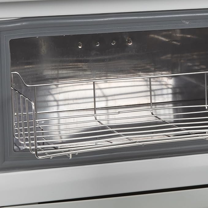 ForPro Warm & Cozy Hot Towel Warmer, Large 16L Capacity Cabinet, Stainless Steel Rack, White