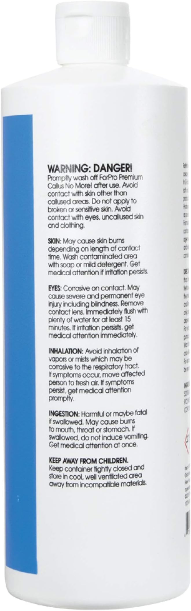ForPro Professional Collection Premium Callus No More! Callus Remover, Fast-Acting Callus Removing Formula, 32 oz.