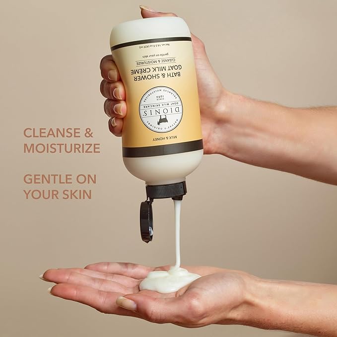 Dionis Bath & Shower Goat Milk Crème Milk & Honey 14.5oz (Pack of 1)