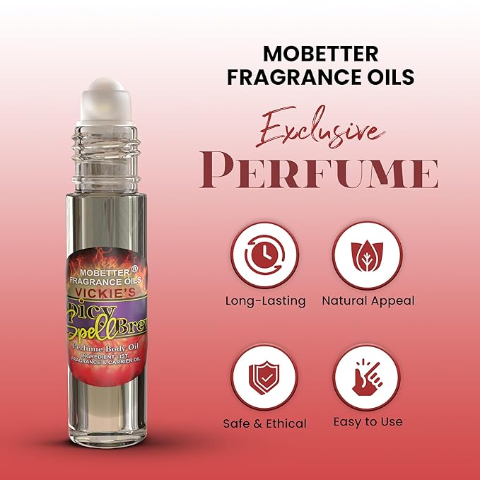 MOBETTER FRAGRANCE OILS Vickies Spicy Spell Brew Perfume Women Body Oil 10ml Roll On