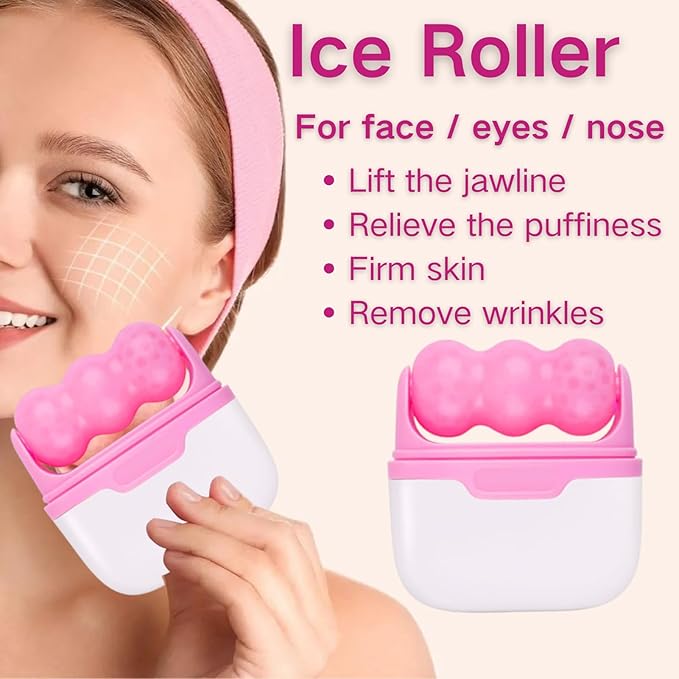 Mothers Day Skincare Tool Gifts Set for Her, Women, Daughter, Mom, Teen Girls - Gua Sha & Jade Roller, ice roller for face, Self Care Gifts Set, Eye Mask, with Greeting Card, Girlfriend Birthday Gift