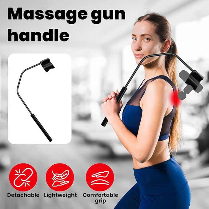 HEYCHY Massage Gun Holder for Back, Compatible with Most Super Mini Massage Guns, for Hard to Reach Areas (Works with Cute X1)