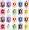 Scented Candles with 10 Fragrances Gift Set for Home and Women，2.2oz Aromatherapy Soy Wax Glass Jar Candle，20 Pack