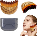 Lymphatic Contour Face Brush, Super Soft Manual Lymphatic Drainage Massager for Sculpting, Relieve Fatigue & Reduce Puffiness, with Portable Case Suitable for Facial Cleansing and Massage (1-PCS)