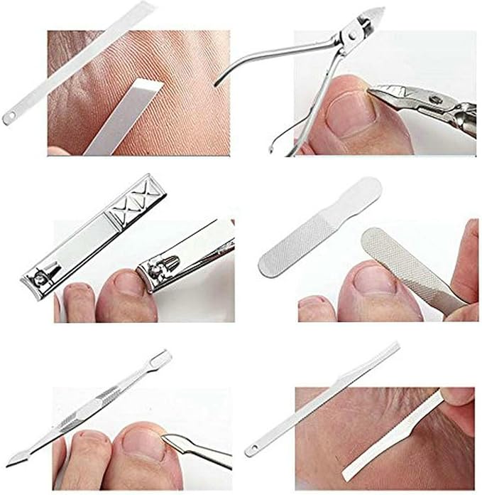 Nail Clippers Set Women Personal Care Tools Accessories Professional Manicure Pedicure Kit with Travel Case Nail Grooming Kit Gifts for Men Women Father Mother
