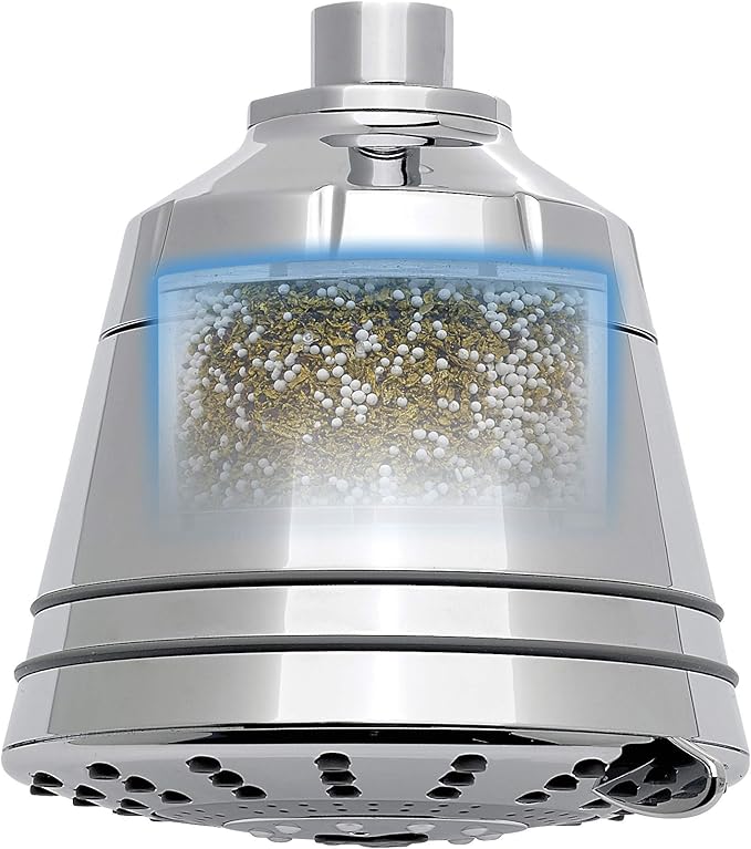 Sprite Showers Pure 7-Setting Filtered 1.75GPM Showerhead in Brushed Nickel (AE7E-BN-R)