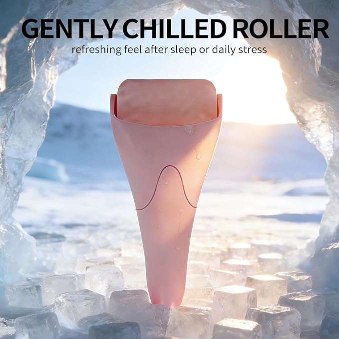 huefull Ice Roller for Face & Body,Cold Skin Care Tool for Morning & Night Skincare