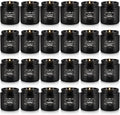 YOROXRG Scented Candles Gifts Set 24 Pack Soy Wax Travel Tin Jar Candles for Home 3.05 OZ for Mom for Christmas, Birthday, Thanksgiving, Mother's Day(Black)