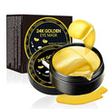 Under Eye Patches, 24K Gold Eye Mask, 60PCS Under Eye Mask, Collagen Gel Pads Patch Treatments for Lighten Wrinkles Puffy Eyes Dark Circles Anti-Aging Moisturizing, Fine Lines Eye Bags Women Men