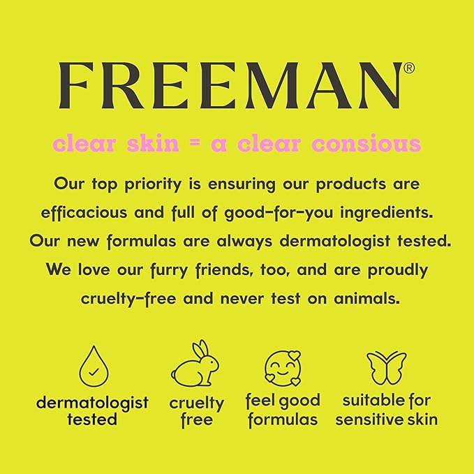 Freeman Exotic Blends Hawaiian Black Salt Peel Off Facial Mask, 6 fl.oz./175 mL Tube