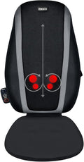 HoMedics Shiatsu Massage Cushion with Soothing Heat, Deep-Kneading Massage, Targets Pressure Points All Over Back, Soothing Heat, Relax Overworked Muscles, Release Tension, Reduce Back Pain