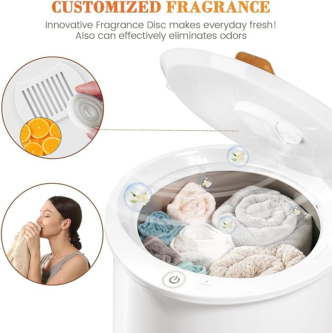 Keenray Towel Warmer, Luxury Towel Warmer Bucket, Large Towel Warmer for Bathroom, Auto Shut Off, Fits Up to Two 40"X70" Oversized Towels, Bathrobes, Blankets, PJ's and More, CL1