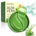 Aero Zen Aloe Vera Eye Mask- 60 PCS Aloe Vera Under Eye Patches-Under Eye Patches for Dark Circles,Eye Puffiness & Dark Circles Treatment,Reduces Wrinkles & Fine Lines,Improves & Firms Eye Skin