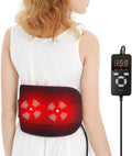 UTK Vibrating Far Infrared Heating Pad for Back Pain Relief, Hot to 159℉, Lower Back Massager Gift for Women Men, FSA-HSA Eligible, 3 Vibration, 16 Timers Auto-Off, 20 Jades, 35-55" Adjustable Size