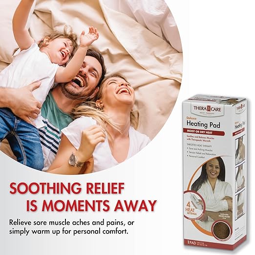 Deluxe Heating Pad Moist/Dry Heat Therapy
