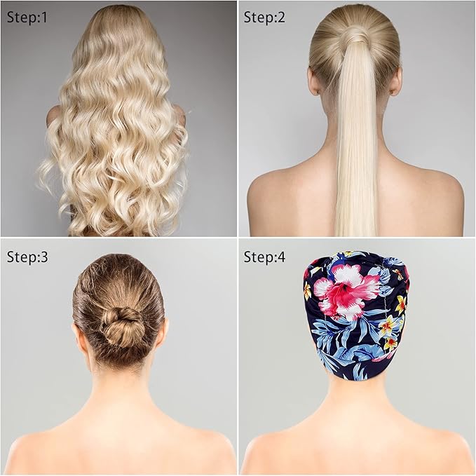 Swim Caps for Women Swimming,1 Pcs Fabric Nylon Cloth Swim Cap, Comfort Pleated Swimming Cap for Long Hair, Not Waterproof Elastic Bathing Caps, Swim Hat Keep Hairstyle Unchanged