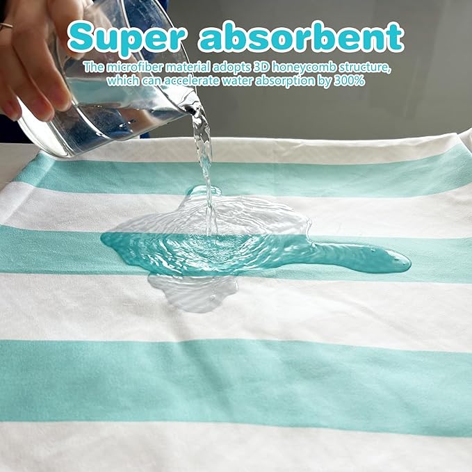 PY SUPER MODE 2 Pack Beach Towel - 75 x 35 inches Quick Dry Microfiber Beach Towels Oversized, Lightweight Soft and Absorbent Bath Towel Suitable for Swimming Pool Camping for Kids & Adults