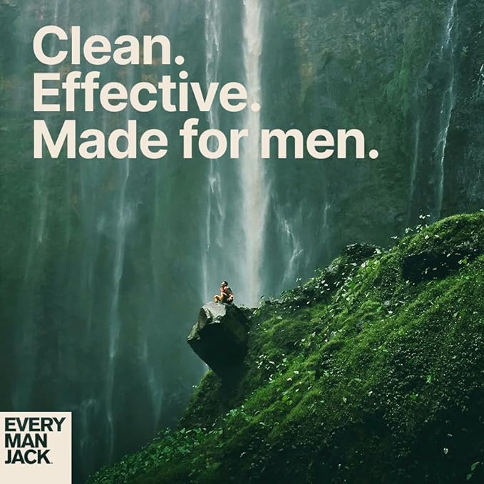 Every Man Jack Men’s 3-in-1 All Over Wash for All Skin and Hair Types - Amber + Sandalwood & Cedar + Red Sage Bundle - Cleanse and Nourish w/Naturally Derived Ingredients - 28.8 fl. oz (2 Pack)