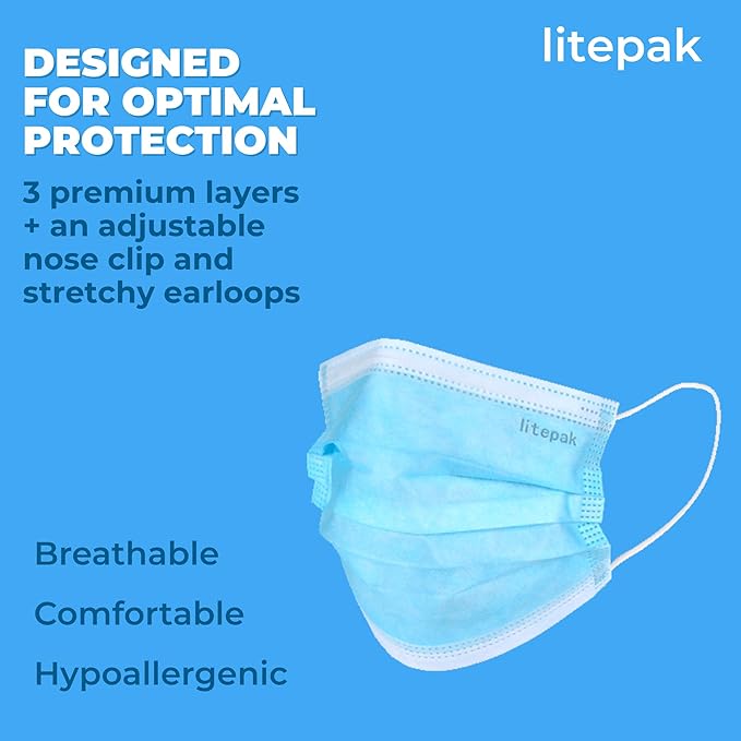 Disposable Face Masks - 1,000 PCS - for Home & Office
