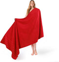 American Soft Linen 35x70 Jumbo Large Bath Towel, 600 GSM 100% Cotton Turkish Bath Sheet, Oversized Luxury Bath Towel for Bathroom Beach and Pool, Red