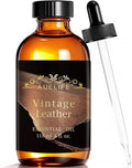 Auelife 4oz Vintage Leather Men Essential Oils for Diffusers for Home - Long Lasting Fragrance Oil for Candle & Soap Making, Father's Day & Birthday Gifts for Him, Masculine Scent for Men Gift