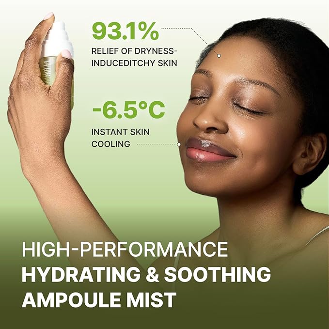 Rbfy. 7 Relief Ampoule In Mist – Calming & Hydrating Face Spray with 7 Herbal Blend and Panthenol for On-the-Go Refresh and Glowing Skin, Even Over Makeup | Vegan Korean Skincare (1.69 fl. oz)