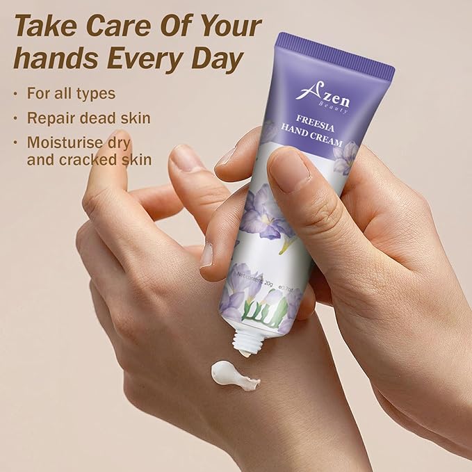 AZEN 64 Sets Bulk Gifts, Hand Cream and Lip Balm Bulk Set with Organza Bag Thank You Card, Baby Shower Wedding Gift for Guests, Bridal Wedding Favors for Guests, Mothers Day Gifts Stocking Stuffers