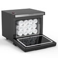 TASALON 8L Towel Warmer Hot Cabinet Box, Aluminum Inner Chamber, Removable Tray, Fast Heating for Beauty Spa Salon Massage - Black