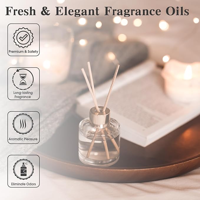 PHATOIL Brave Forever Fragrance Oils for Aromatherapy, 3.38FL.OZ Diffuser Oils for Home, Perfect for Aromatherapy, Humidifiers, Yoga, DIY Candle and Soap Making - 100ml