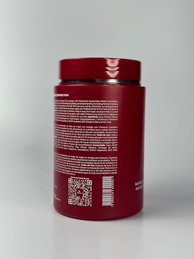 B-tox Repair Mask by Ibellicapelli: Anti-frizz, Hair Rejuvenation, 2x1kg/2x35.02 oz