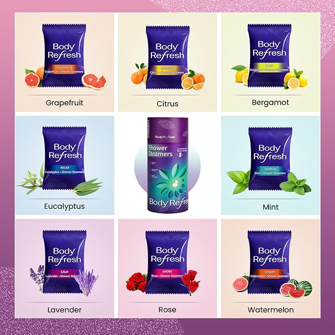 Shower Steamers Aromatherapy 8 Pack - Birthday Gifts for Women Mom Men, Mothers Day Gifts for Mom Wife Grandma from Daughter Son, Shower Bombs for Self Care Home Spa Relaxation Stress Relief