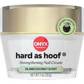Onyx Professional Hard as Hoof Nail Strengthening Cream, Island Coconut Scent - Nail Growth and Conditioning Cuticle Cream Stops Splits, Chips, Cracks & Strengthens Nails, 1 oz