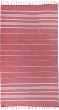 Beach Towel | Cotton Beach Towels, Easy to Carry, Sand Free, Highly Absorbent, Quick Dry, Turkish Towels for Travel Camping Bath Sauna Beach Gym Fitness Pool Yoga SPA by Lahammam, Asena, Red
