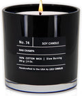 Lulu Candles | Nag Champa - Indian Incense | Highly Scented Premium Candles in Giftable Box for Home and Office | Vegan Soy Blend Jar Candle with 100% Cotton Wick | Slow Burning & Long Lasting (9 Oz.)