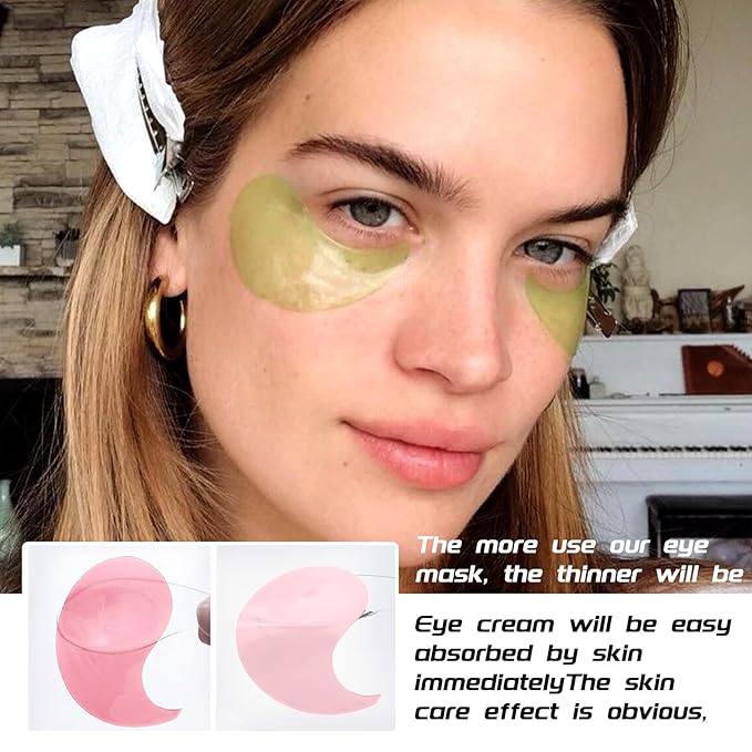 15 Pairs Under Eye Patches for Dark Circles,15 Packs Lip Masks,Hydrating Under Eye Masks and Lip Patches for Women,Undereye Mask Patches for Eye Care,Moisturizing Eyemasks Skin Care Set