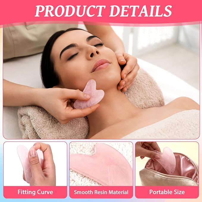 120 Pcs Gua Sha Facial Tools Bulk Resin Gua Sha Massage Tool Heart Shaped Guasha Stone Board for Woman Face Acupuncture, Jawline Sculpting, Puffiness Reducing, Skin Care Gift, 12 Colors
