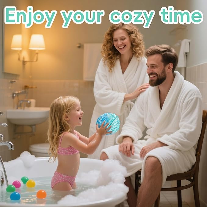 Shower Loofah 4PCS Soft Bath Body Sponge 60g Loofa Set Thick Wash Puffs for Women and Men (Purple-Blue-Green-Mixed)