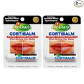 Dr. Dan’s Cortibalm - Healing Lip Balm for Severely Chapped Lips with Hydrocortisone, Moisturizing Balm Pack Treatment for Men & Women, Moisturizer for Very Dry Cracked Lips, Hypoallergenic - 2 pack