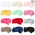 Casoty 12 Pack Skincare Headband for Washing Face Cute Face Wash Spa Headband for Women Makeup Hair Band Stocking Stuffers for Teen Girls Spa Party Hair Accessories Gifts for Women Girls