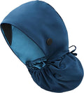 Satin Lined Scrub Cap, Adjustable Surgical Cap with Sweatband & Buttons, Soft and Wrinkle-Resistant Scrub Hat