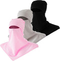 SATINIOR 3 Piece Balaclava Face Cover Sun Protection Neck Cover Summer Balaclava Motorcycle Face Mask for Men Women