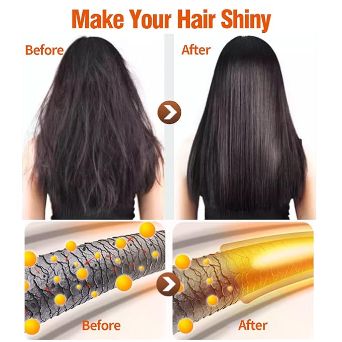 2 Pack Collagen Hair Mask & Keratin Hair Mask,Keratin Hair Treatment,Repair Treatment Deep Conditioning Hair Treatment Mask for Damaged Hair,Hydrating Conditioner with Argan Oil for Dry Hair