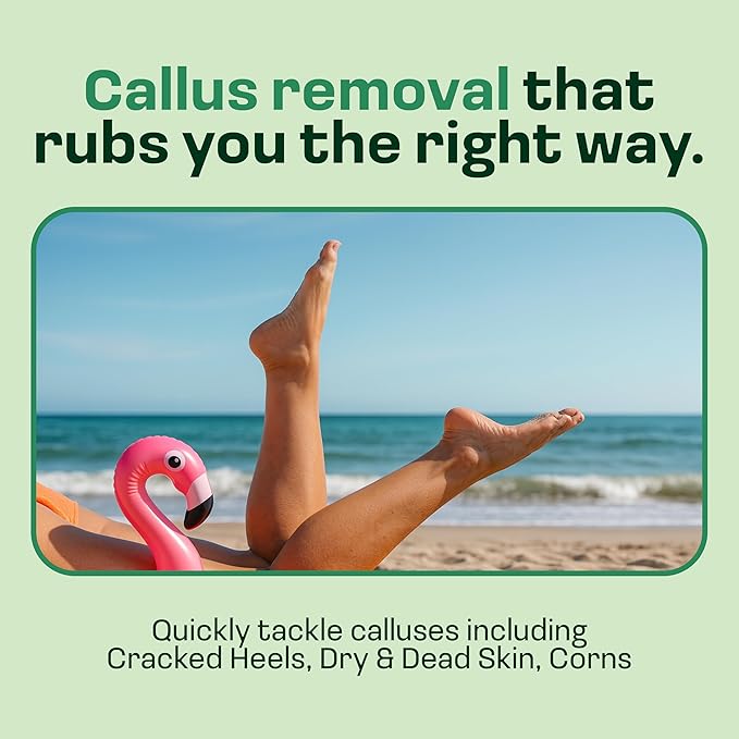 Electric Sole Buffer Foot Callus Remover - FSA Eligible HSA Rechargeable Electric Foot File - Professional Pedicure Tool - Smooth Cracked Heels & Calloused Feet - Ultimate Self-Care Tool